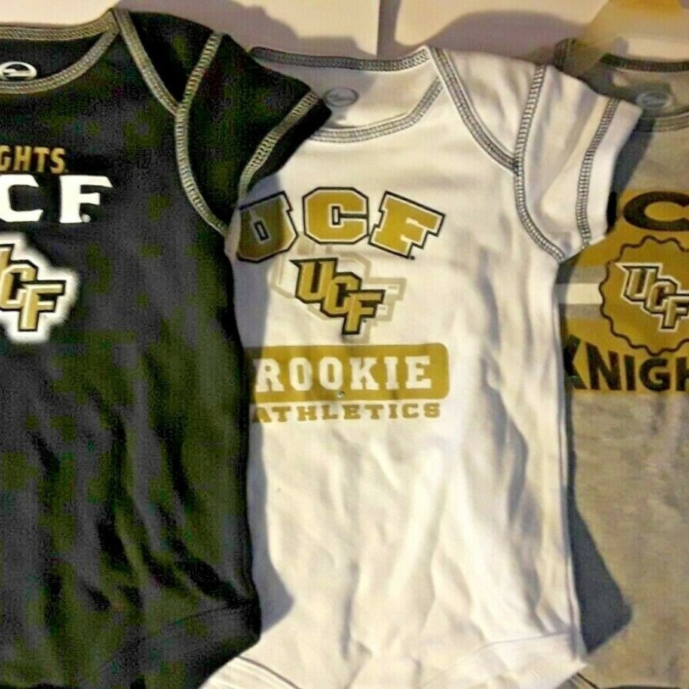 UCF GOLDEN KNIGHTS 3 PC BODYSUIT SET NEW